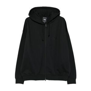 Y-3 Men Logo Cotton Hoodie